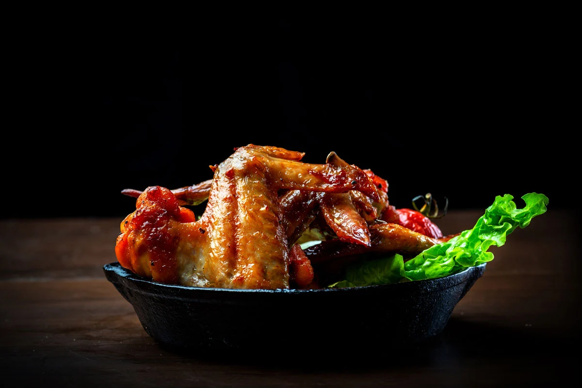 Best wings in St. Albert at DJ's Pizzeria with salt and pepper seasoning